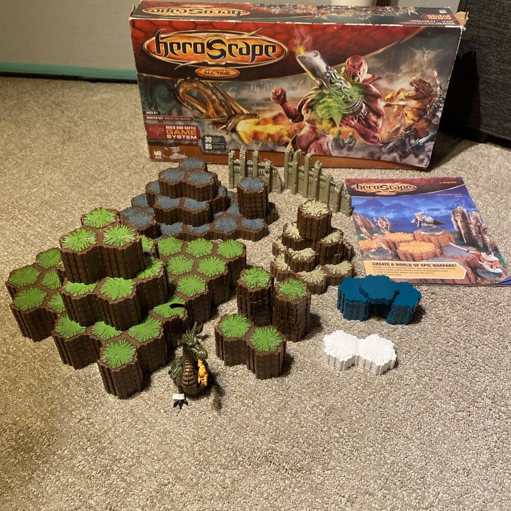 Heroscape Rise of the Valkyrie Master Set - TERRAIN TILES Ruins Only. See Pics